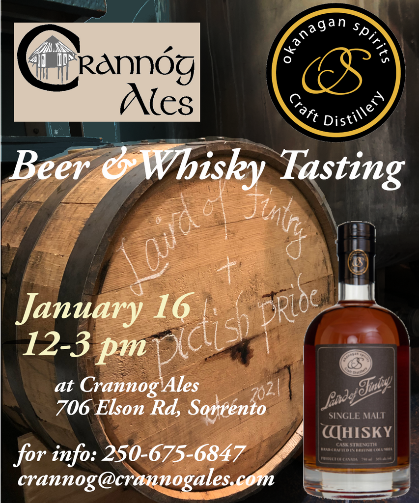 Whisky and Beer Tasting January 16