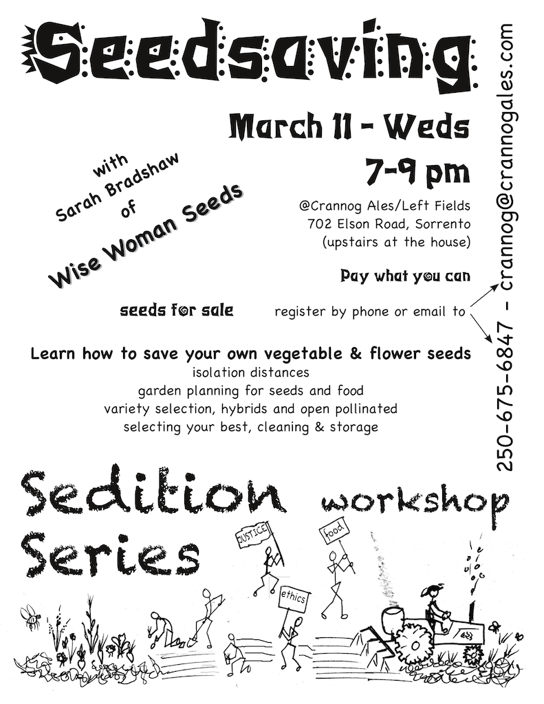 Seedsaving workshop kicks off series